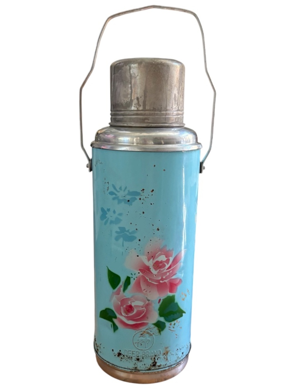 VINTAGE➕Asian Deer Brand Shabby Chic Thermos